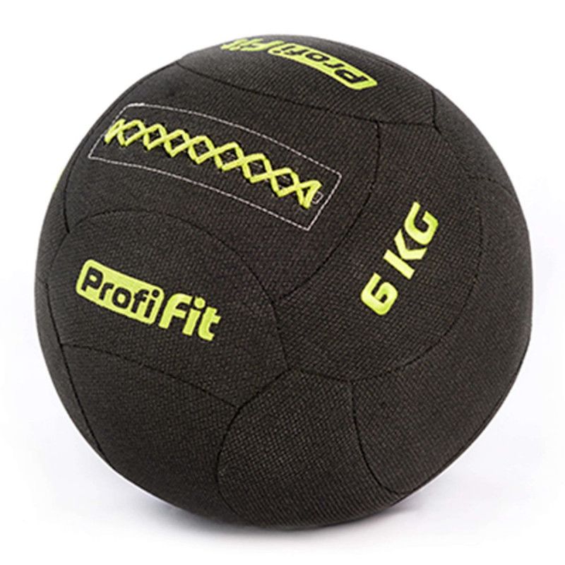 Медицинбол набивной кевларовый (Kevlar Wallball) PROFI-FIT 6 кг