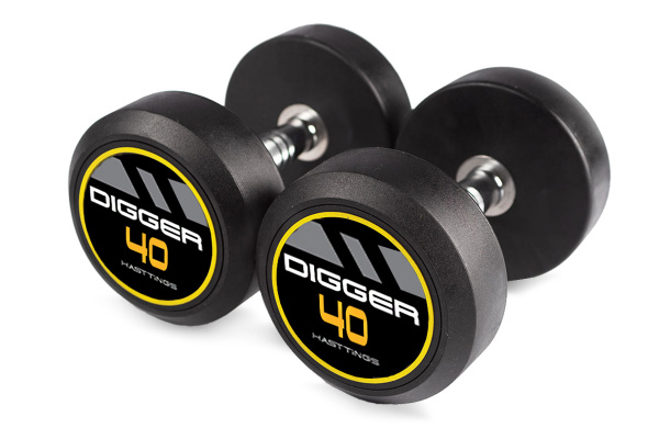 Гантель обрезиненная 40кг Hasttings Digger HD51D2A-40