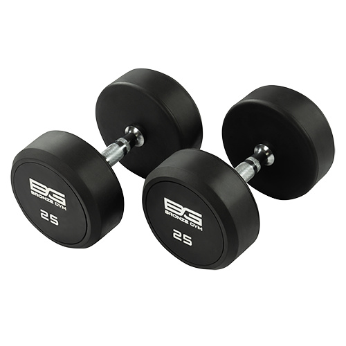Обрезиненная гантель Bronze Gym 25 кг BG-PA-DB-R250