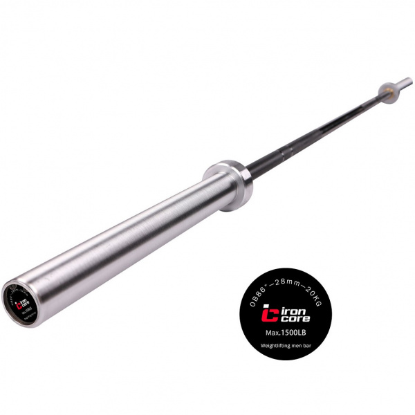 Олимпийский гриф IRON CORE 2200 мм 700 кг IC5000-1