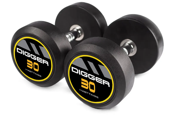 Гантель обрезиненная 30кг Hasttings Digger HD51D2A-30