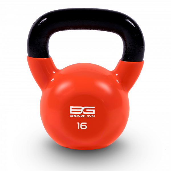 Гиря Bronze Gym в виниловой оболочке 16 кг