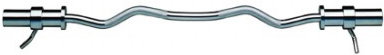Гриф олимпийский Smith Strength BC111, 50 мм, хромированный, изогнутый, 120 см