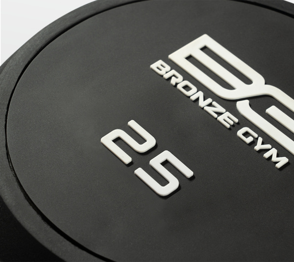 Обрезиненная гантель Bronze Gym 25 кг BG-PA-DB-R250