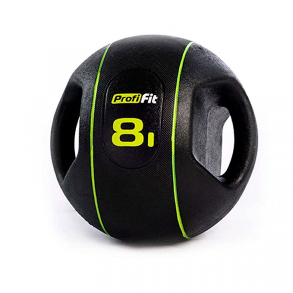 Медицинбол с хватами PROFI-FIT 8 кг